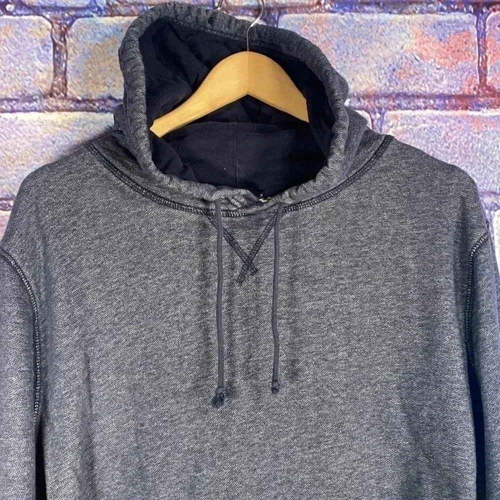 J.Crew Vintage Fleece Sweatshirt Hoodie Navy Size Large